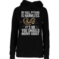 Funny Ball Python Design Snake Lover Men Women Boy Girl Womens Funnel Neck Pullover Hood