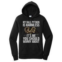 Funny Ball Python Design Snake Lover Men Women Boy Girl Women's Pullover Hoodie