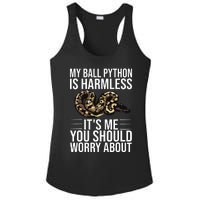 Funny Ball Python Design Snake Lover Men Women Boy Girl Ladies PosiCharge Competitor Racerback Tank