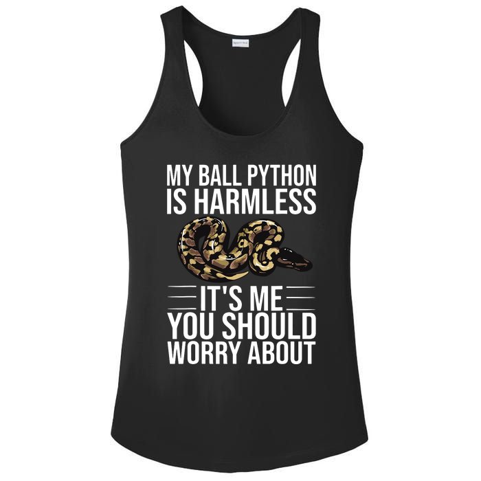 Funny Ball Python Design Snake Lover Men Women Boy Girl Ladies PosiCharge Competitor Racerback Tank