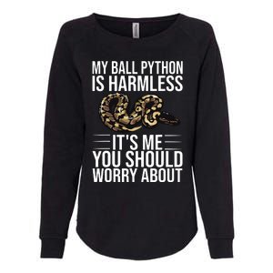 Funny Ball Python Design Snake Lover Men Women Boy Girl Womens California Wash Sweatshirt