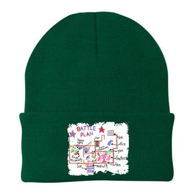 Funny Battle Plan Christmas Home Hand Dawn Alone Xmas Knit Cap Winter Beanie