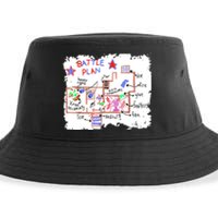 Funny Battle Plan Christmas Home Hand Dawn Alone Xmas Sustainable Bucket Hat