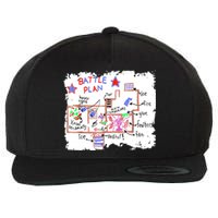 Funny Battle Plan Christmas Home Hand Dawn Alone Xmas Wool Snapback Cap