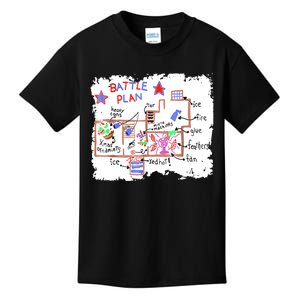 Funny Battle Plan Christmas Home Hand Dawn Alone Xmas Kids T-Shirt