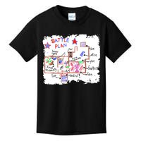 Funny Battle Plan Christmas Home Hand Dawn Alone Xmas Kids T-Shirt