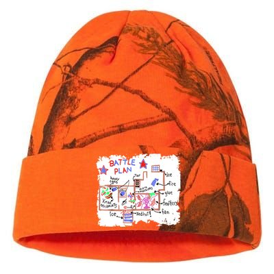 Funny Battle Plan Christmas Home Hand Dawn Alone Xmas Kati Licensed 12" Camo Beanie