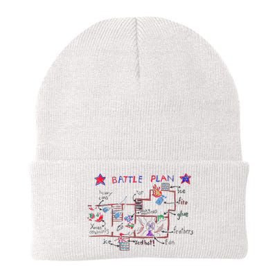 Funny Battle Plan Christmas Home Hand Dawn Alone Xmas Knit Cap Winter Beanie