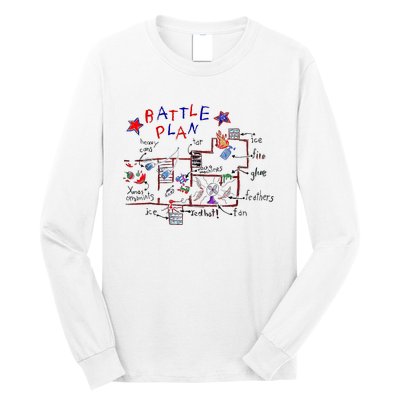 Funny Battle Plan Christmas Home Hand Dawn Alone Xmas Long Sleeve Shirt