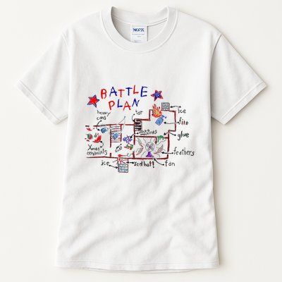 Funny Battle Plan Christmas Home Hand Dawn Alone Xmas Tall T-Shirt