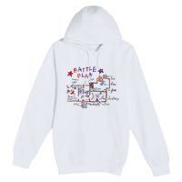 Funny Battle Plan Christmas Home Hand Dawn Alone Xmas Premium Pullover Hoodie