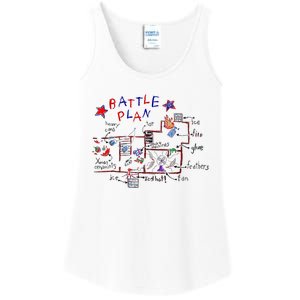 Funny Battle Plan Christmas Home Hand Dawn Alone Xmas Ladies Essential Tank