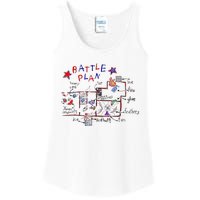 Funny Battle Plan Christmas Home Hand Dawn Alone Xmas Ladies Essential Tank