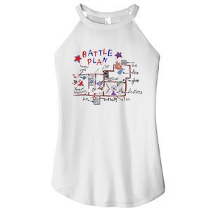 Funny Battle Plan Christmas Home Hand Dawn Alone Xmas Women's Perfect Tri Rocker Tank