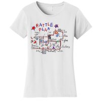 Funny Battle Plan Christmas Home Hand Dawn Alone Xmas Women's T-Shirt