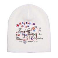 Funny Battle Plan Christmas Home Hand Dawn Alone Xmas Short Acrylic Beanie