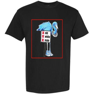 Flamingo Blue Pearls & Chucks No White Oldmale Harris Waltz Garment-Dyed Heavyweight T-Shirt