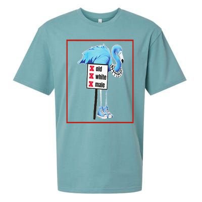 Flamingo Blue Pearls & Chucks No White Oldmale Harris Waltz Sueded Cloud Jersey T-Shirt