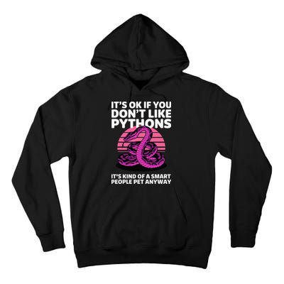Funny Ball Python Art For Women Snake Ball Python Lover Tall Hoodie