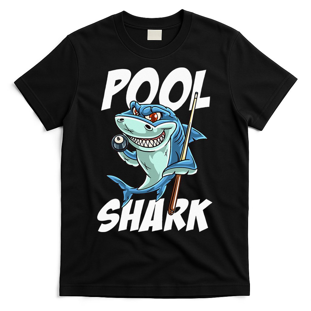 Funny Billiards Pool Shark Snooker Hall Joke Billiard T-Shirt