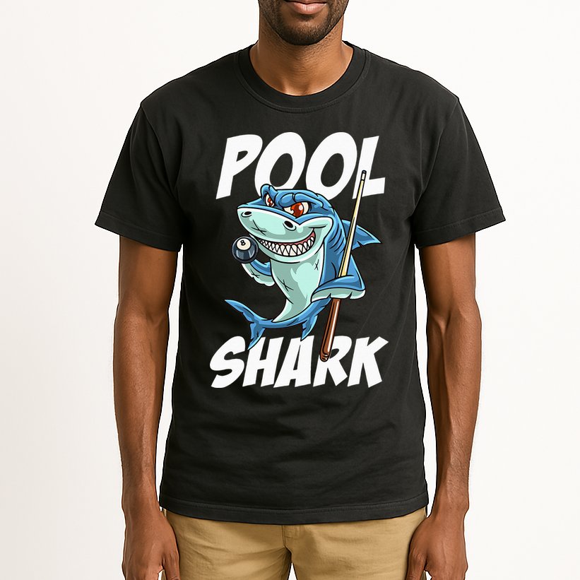 Funny Billiards Pool Shark Snooker Hall Joke Billiard Tall T-Shirt