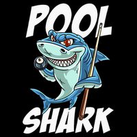 Funny Billiards Pool Shark Snooker Hall Joke Billiard Drawstring Bag