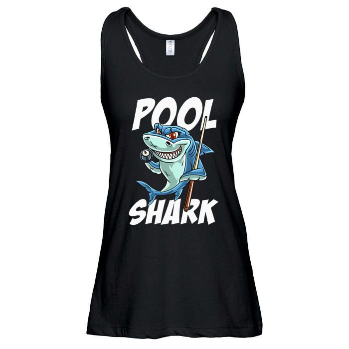 Funny Billiards Pool Shark Snooker Hall Joke Billiard Ladies Essential Flowy Tank