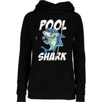 Funny Billiards Pool Shark Snooker Hall Joke Billiard Womens Funnel Neck Pullover Hood