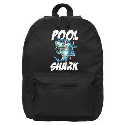 Funny Billiards Pool Shark Snooker Hall Joke Billiard 16 in Basic Backpack