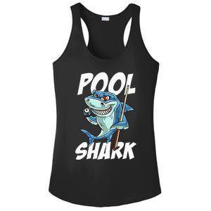 Funny Billiards Pool Shark Snooker Hall Joke Billiard Ladies PosiCharge Competitor Racerback Tank