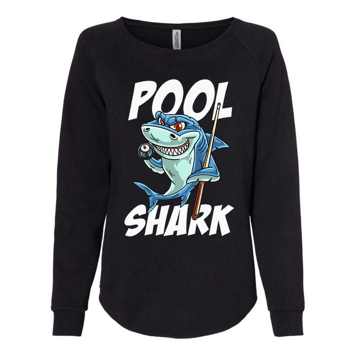 Funny Billiards Pool Shark Snooker Hall Joke Billiard Womens California Wash Sweatshirt