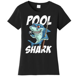 Funny Billiards Pool Shark Snooker Hall Joke Billiard Women's T-Shirt