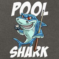Funny Billiards Pool Shark Snooker Hall Joke Billiard Cotton Canvas Backpack