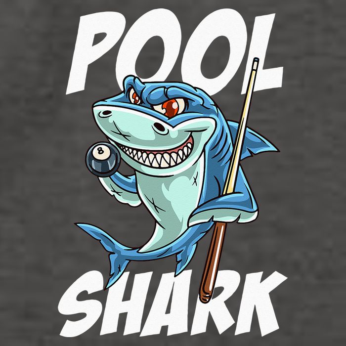 Funny Billiards Pool Shark Snooker Hall Joke Billiard Vector Backpack