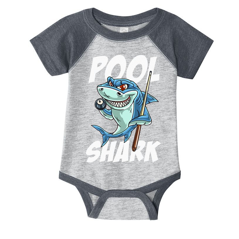 Funny Billiards Pool Shark Snooker Hall Joke Billiard Infant Baby Jersey Bodysuit