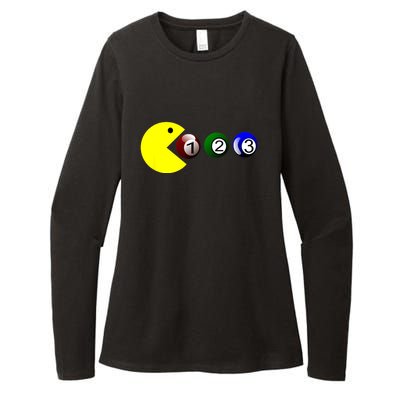 Funny Billiards Player Lover Snooker Gift Womens CVC Long Sleeve Shirt