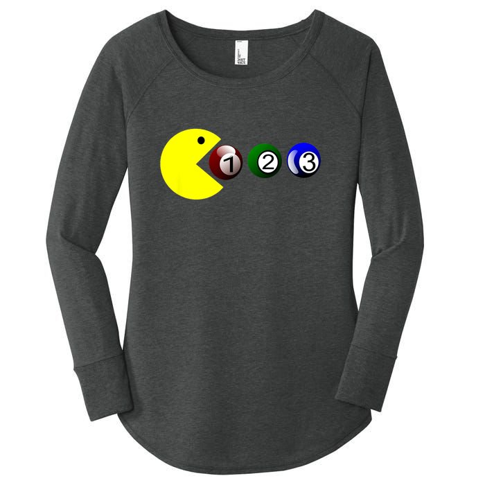 Funny Billiards Player Lover Snooker Gift Women's Perfect Tri Tunic Long Sleeve Shirt