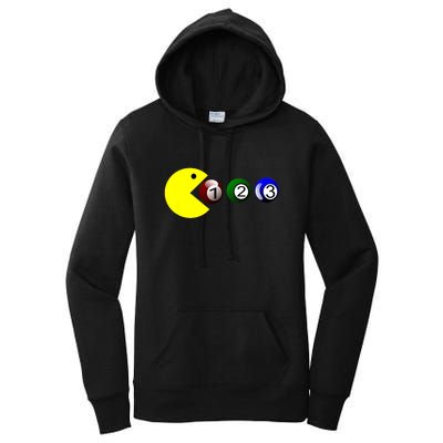 Funny Billiards Player Lover Snooker Gift Women's Pullover Hoodie