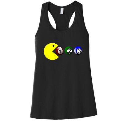 Funny Billiards Player Lover Snooker Gift Women's Racerback Tank