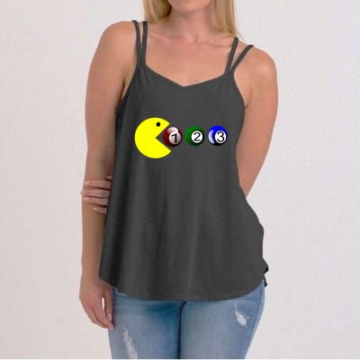 Funny Billiards Player Lover Snooker Gift Women's Strappy Tank