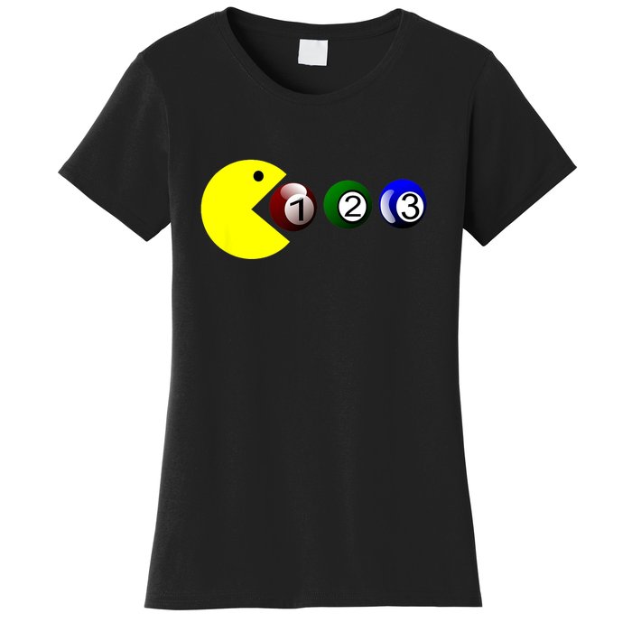 Funny Billiards Player Lover Snooker Gift Women's T-Shirt