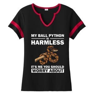 Funny Ball Python Design Snake Lover Men Women Boy Girl Ladies Halftime Notch Neck Tee