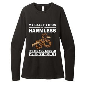 Funny Ball Python Design Snake Lover Men Women Boy Girl Womens CVC Long Sleeve Shirt