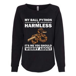 Funny Ball Python Design Snake Lover Men Women Boy Girl Womens California Wash Sweatshirt