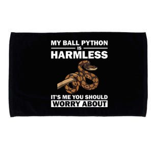 Funny Ball Python Design Snake Lover Men Women Boy Girl Microfiber Hand Towel