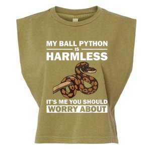 Funny Ball Python Design Snake Lover Men Women Boy Girl Garment-Dyed Women's Muscle Tee