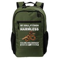 Funny Ball Python Design Snake Lover Men Women Boy Girl Daily Commute Backpack