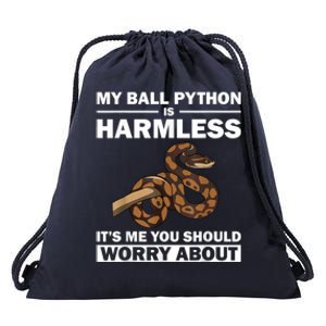 Funny Ball Python Design Snake Lover Men Women Boy Girl Drawstring Bag