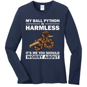 Funny Ball Python Design Snake Lover Men Women Boy Girl Ladies Long Sleeve Shirt