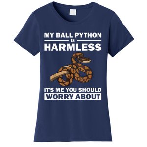 Funny Ball Python Design Snake Lover Men Women Boy Girl Women's T-Shirt